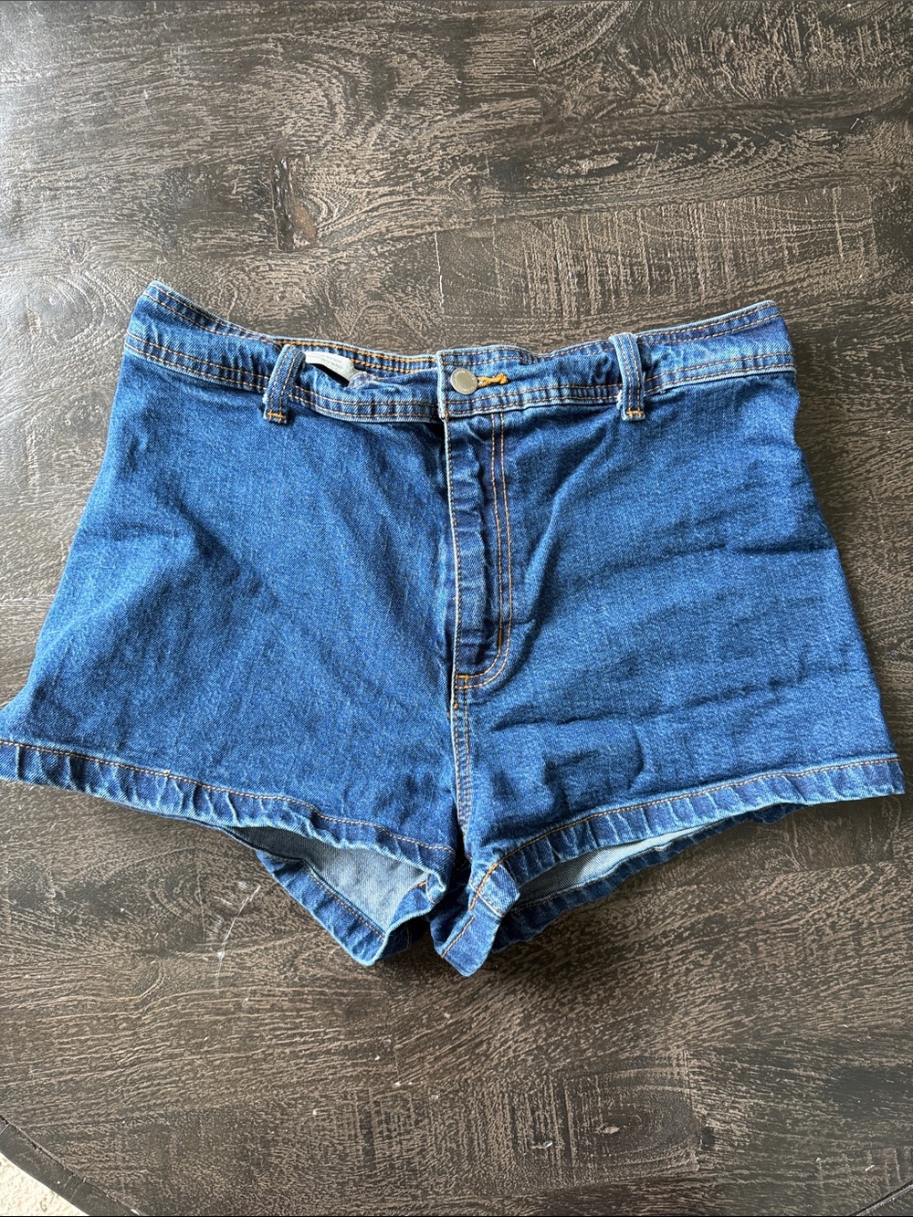 Universal Thread Blue High-Rise Denim Shorts